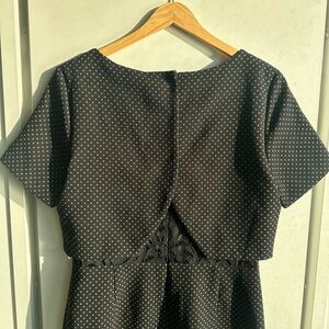 Maison Scotch (Scotch and Soda) Stardust 77 Polka Dot Dress w Lace Detailing - M
